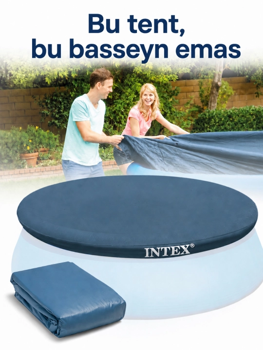Intex basseyn uchun tent-chexol 300x200 sm/305 sm, himoya qoplamasi, yopqich
