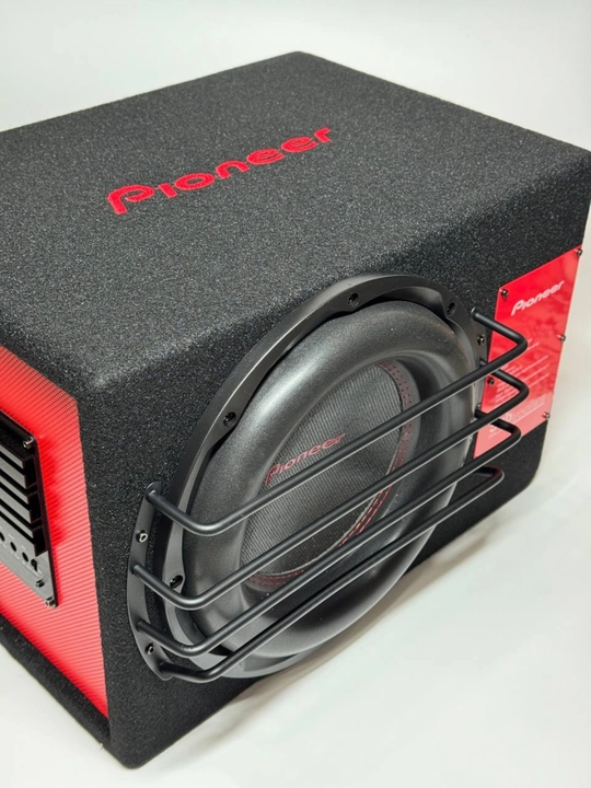 Сабвуфер Pioneer 10/12 дюймов, 500 Вт RMS, деревянный корпус, с регулятором баса