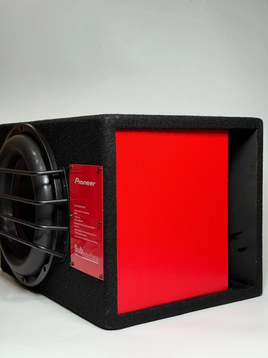 Сабвуфер Pioneer 10/12 дюймов, 500 Вт RMS, деревянный корпус, с регулятором баса