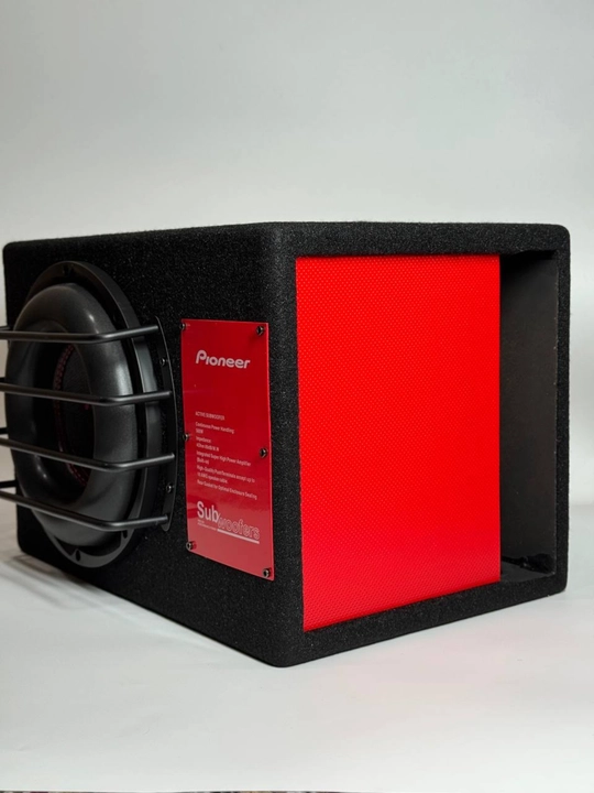 Сабвуфер Pioneer 10/12 дюймов, 500 Вт RMS, деревянный корпус, с регулятором баса