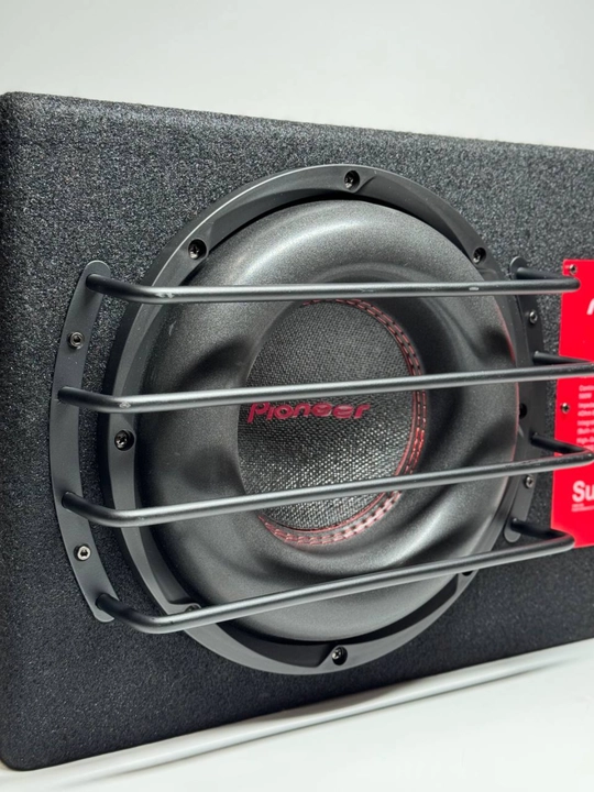 Сабвуфер Pioneer 10/12 дюймов, 500 Вт RMS, деревянный корпус, с регулятором баса