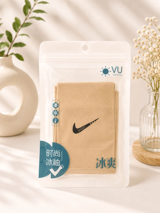 Quyoshdan himoya qiluvchi sovituvchi qo‘lqop (Ice Sleeve) UV himoyali, 1 juft - 