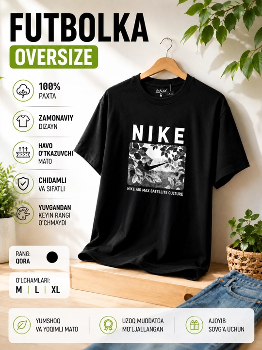 Futbolkalar, erkaklar va ayollar uchun oversize futbolkalar, 100% paxta, unisex