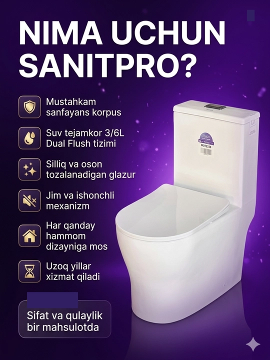 Унитаз, напольный унитаз, унитаз COCO, унитаз EKOKERAMA, унитаз SANITPRO