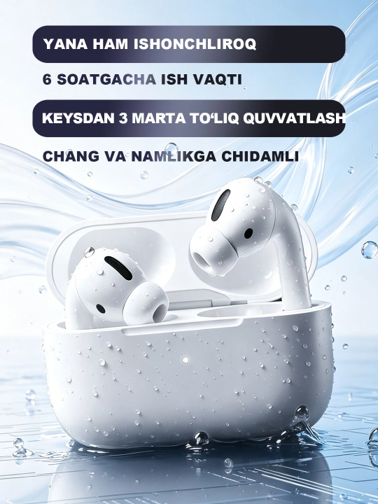 Simsiz quloqchinlar Pods Pro 2 Premium, Vietnam, sensorli, ANC