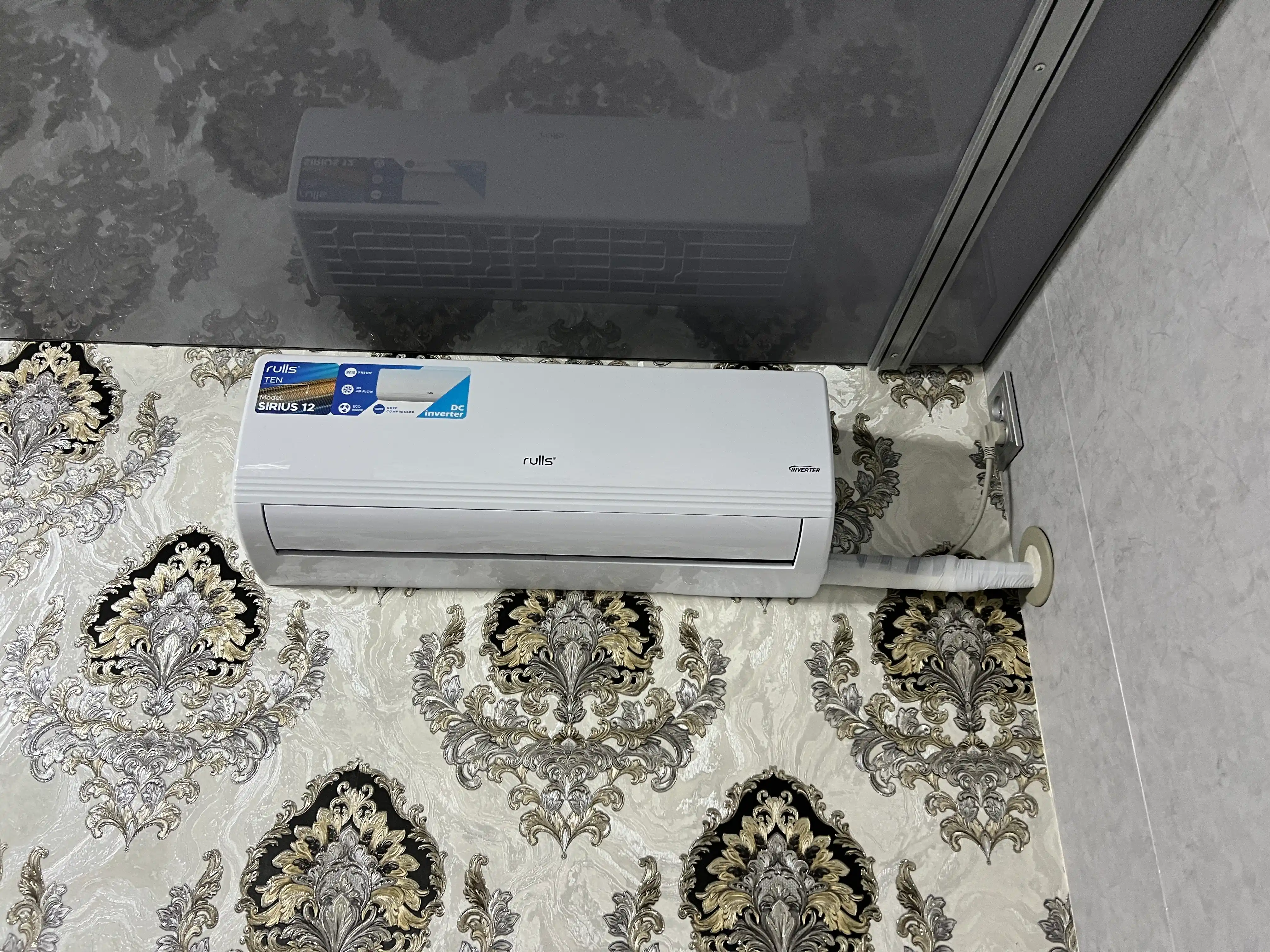 Rulls VELION SILVER 12 Full DC Inverter konditsioneri, TEN isitish tizimi bilan