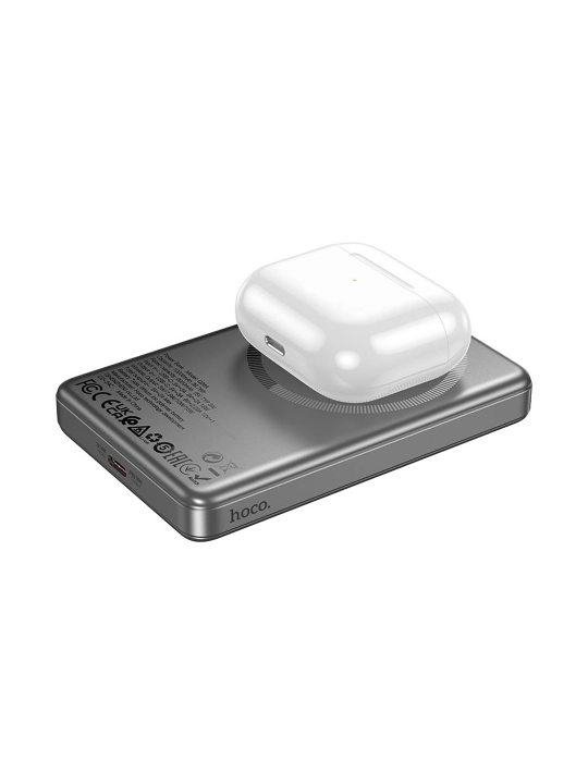 Hoco Q26A Joy 10000mAh Powerbank – 20W PD, Type-C, магнитная беспроводная зарядка