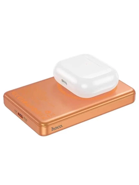 Hoco Q26A Joy 10000mAh Powerbank – 20W PD, Type-C, магнитная беспроводная зарядка