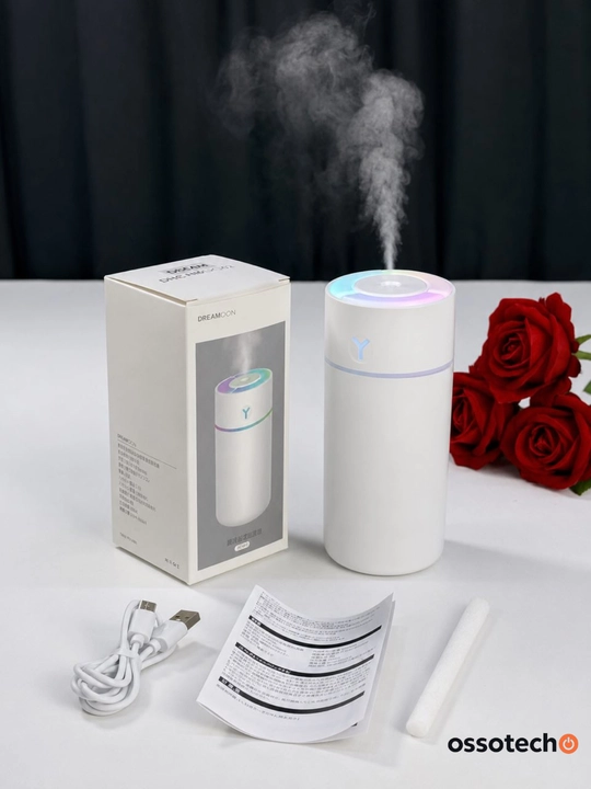 Havo namlagich Dreamoon 350 ml RGB yoritgich USB Type-C uy ofis avtomobil uchun