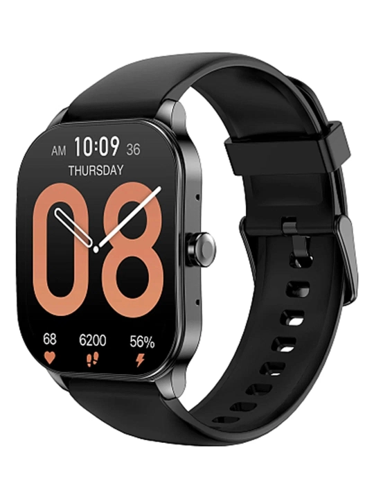 Смарт-часы Amazfit Pop 3S , 1.96" AMOLED, Bluetooth звонки, SpO2, 100 режимов, черный - 