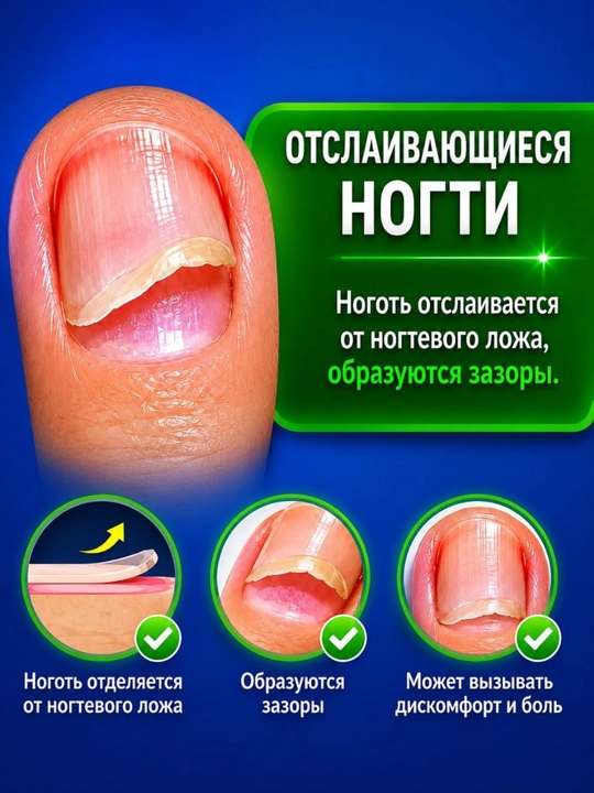 Мазь для ногтей против грибка, уход и восстановление ногтевой пластины, 20 г