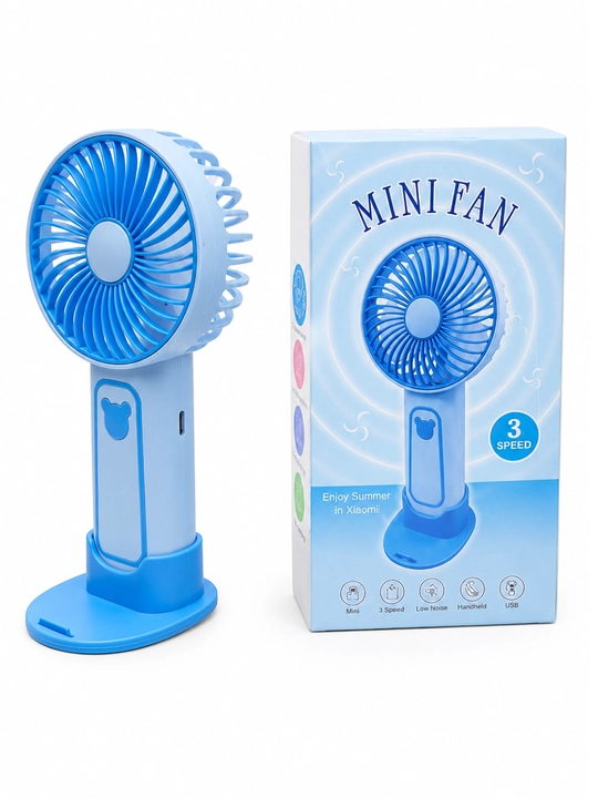 Mini ventilyator usb zaryadlovchi, stol uchun ventilyatorcha, vintelyator kichkina