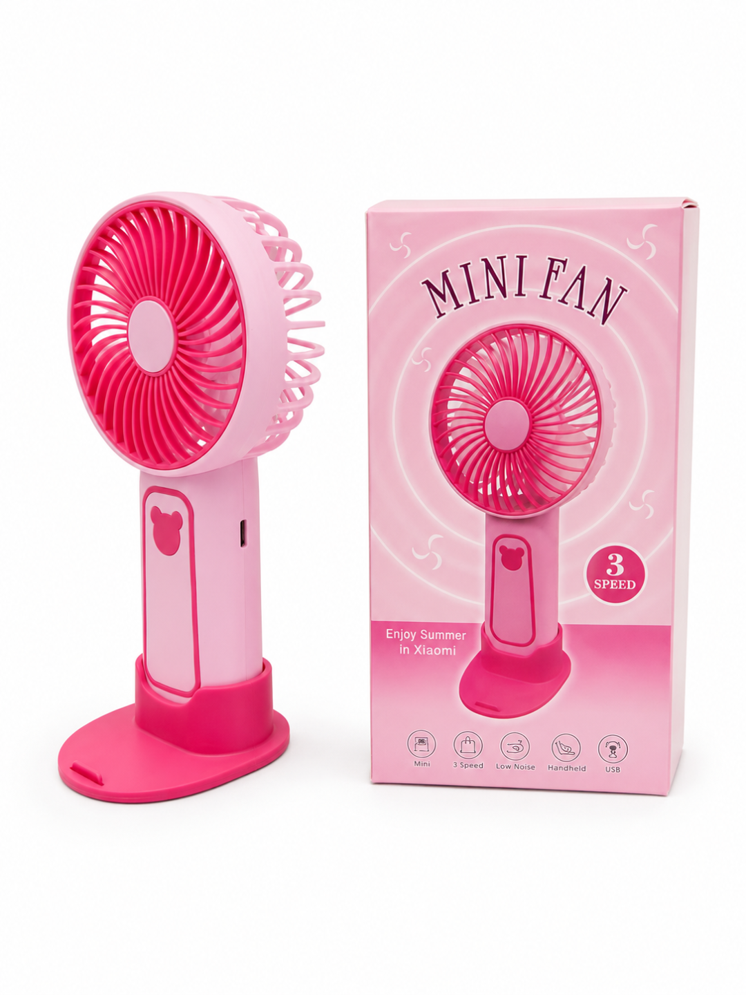 Mini ventilyator usb zaryadlovchi, stol uchun ventilyatorcha, vintelyator kichkina