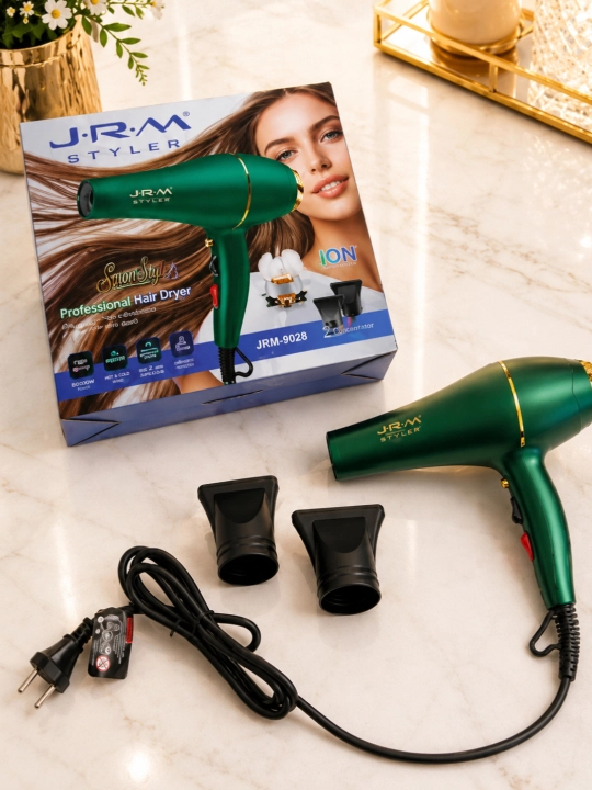 JRM Styler  professional fen, quvvati 6000watt, issiq va sovuq havo funksiyasiga ega