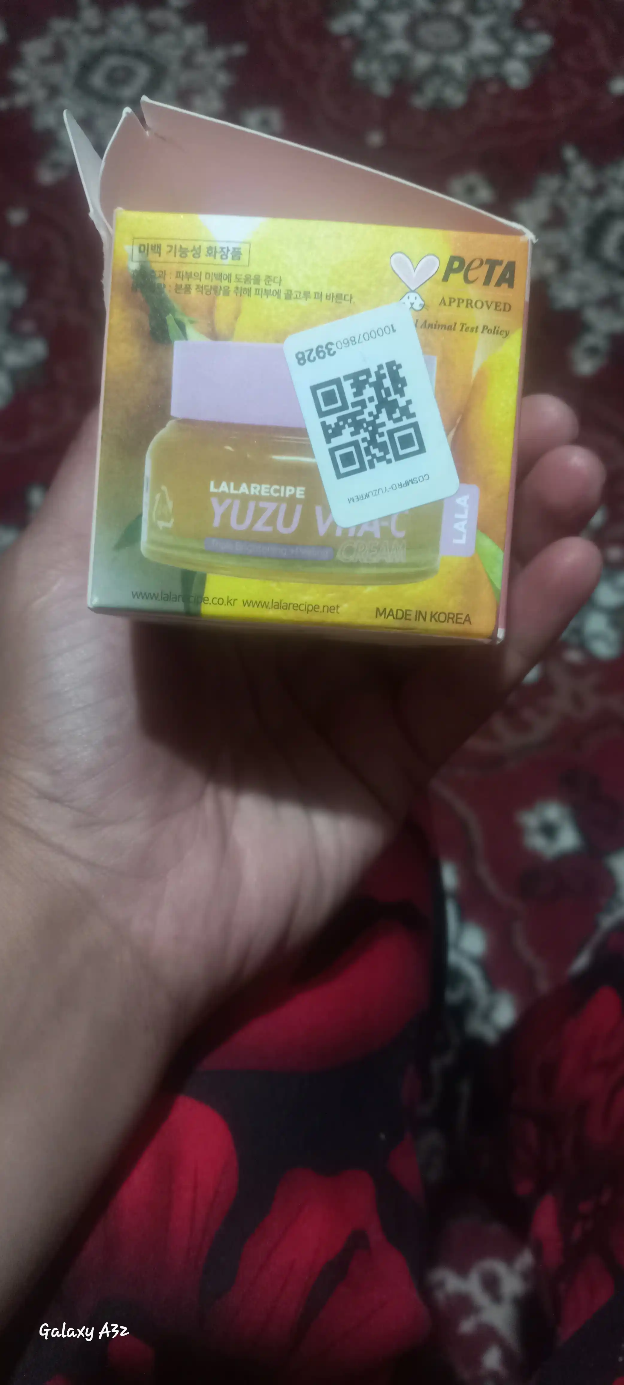 Lalarecipe Yuzu Vita-C крем – осветляющий и увлажняющий витаминный уход
