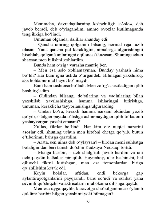 Sen ham o‘limni ko‘ryapsan. Ao Morita