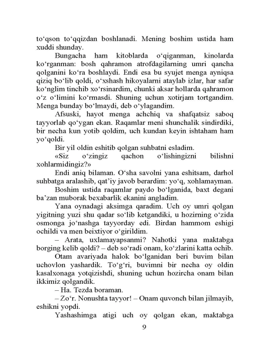 Sen ham o‘limni ko‘ryapsan. Ao Morita