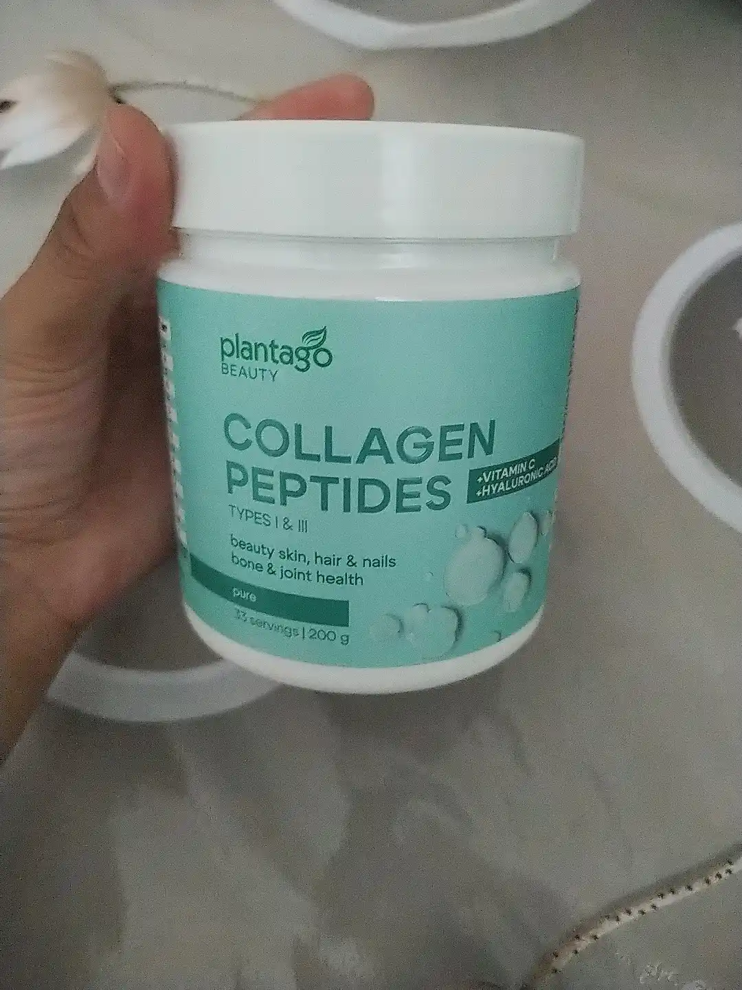 Peptidli kollagen + Vitamin C + Gialuron kislotasi, Primekraft, kukun, 200 gr