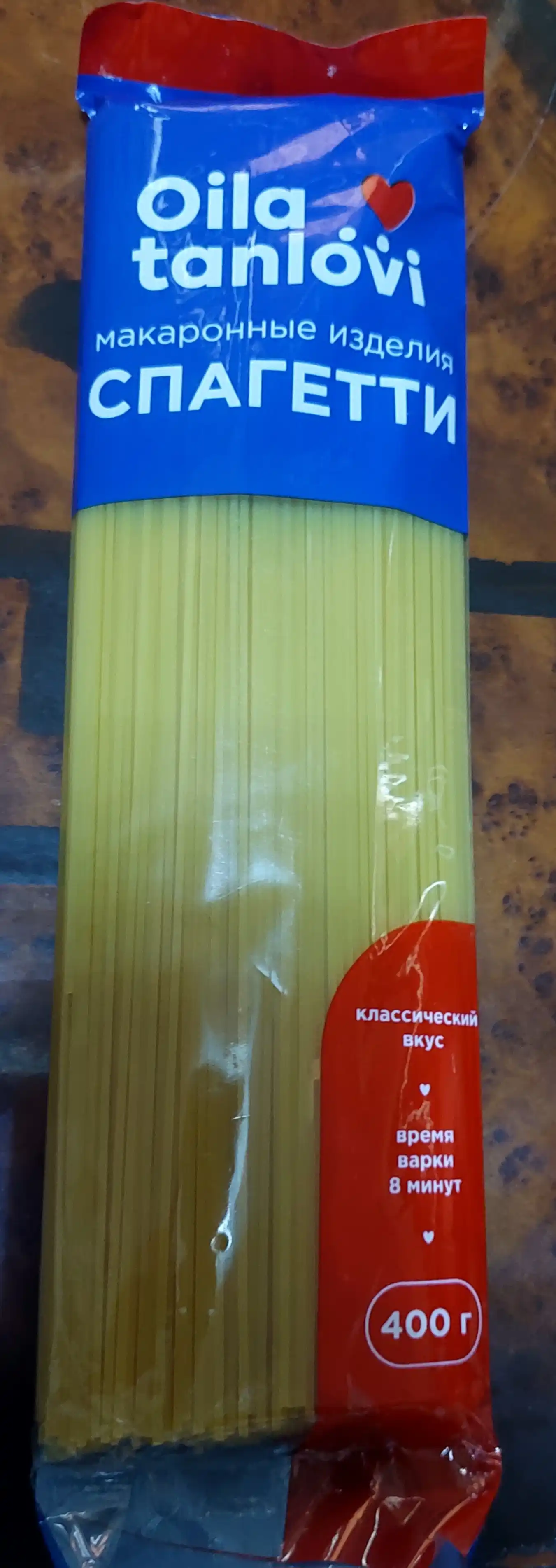 Makaron mahsuloti Oila Tanlovi Spagetti, 400 g