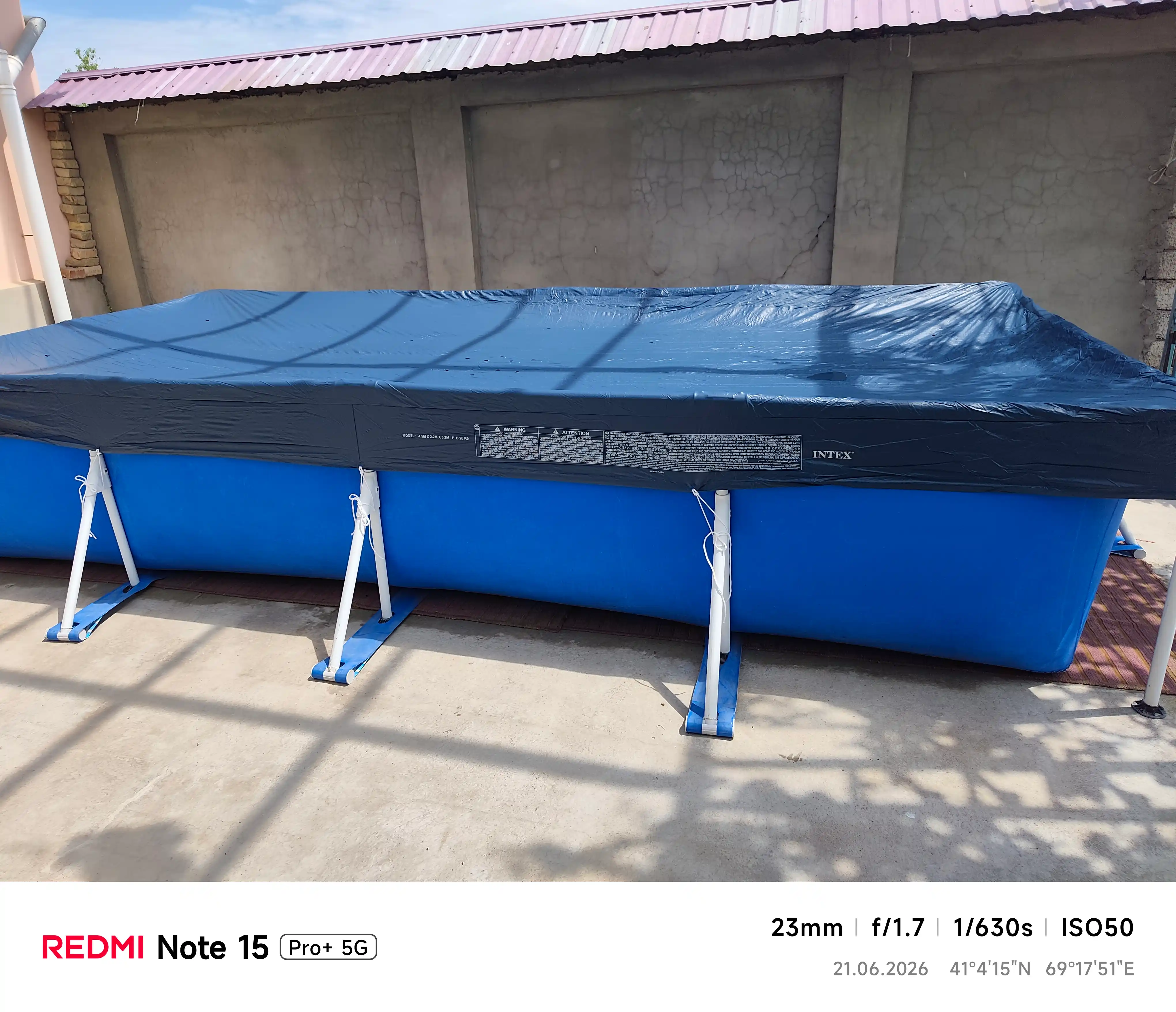 Тент - чехол Intex для бассейна 300х200 см / 450х220 см / 305 см / 366 см