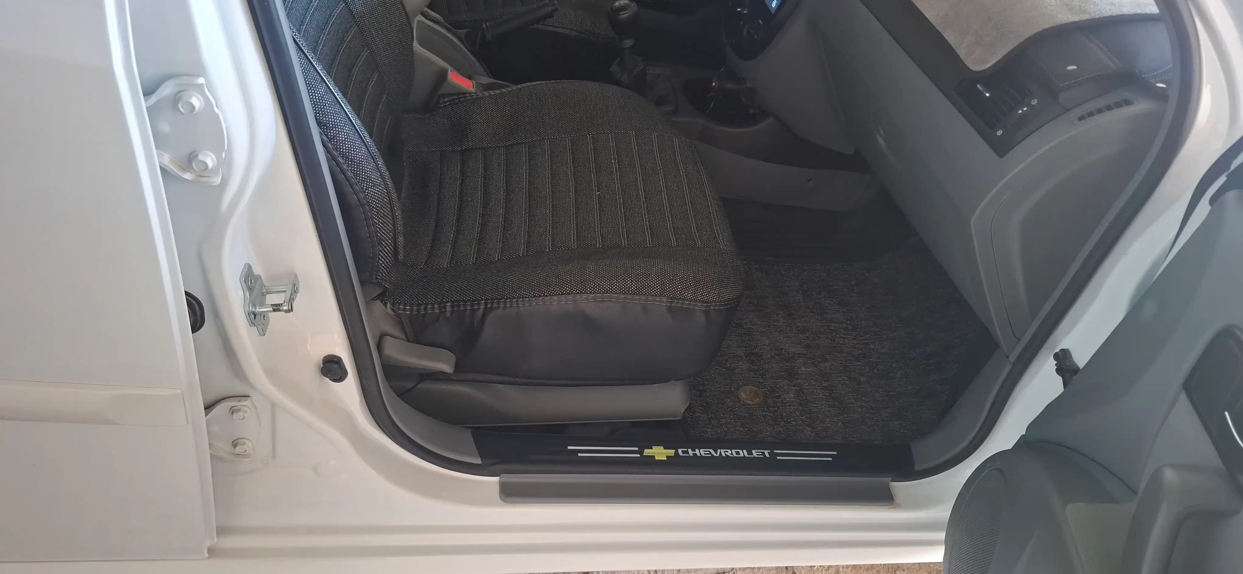 Накладки на пороги автомобиля, карбоновые, защитные, Chevrolet