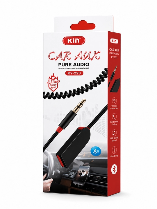 Bluetooth AUX адаптер KY-223,беспроводной автомобильный аудиоприемник, 3,5 мм AUX-приемник