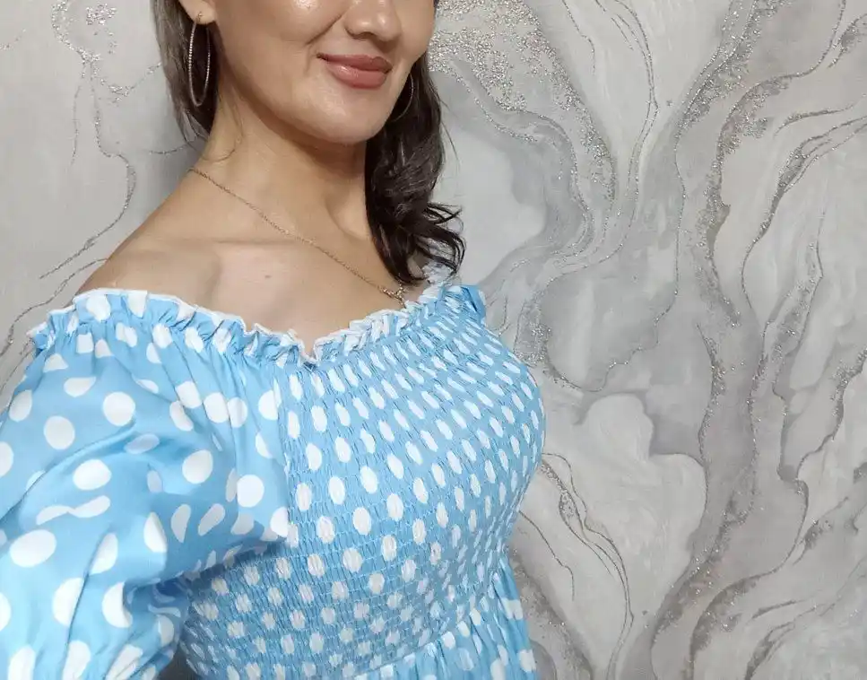 Uzun, kalta yengli yozgi ayollar ko‘ylagi