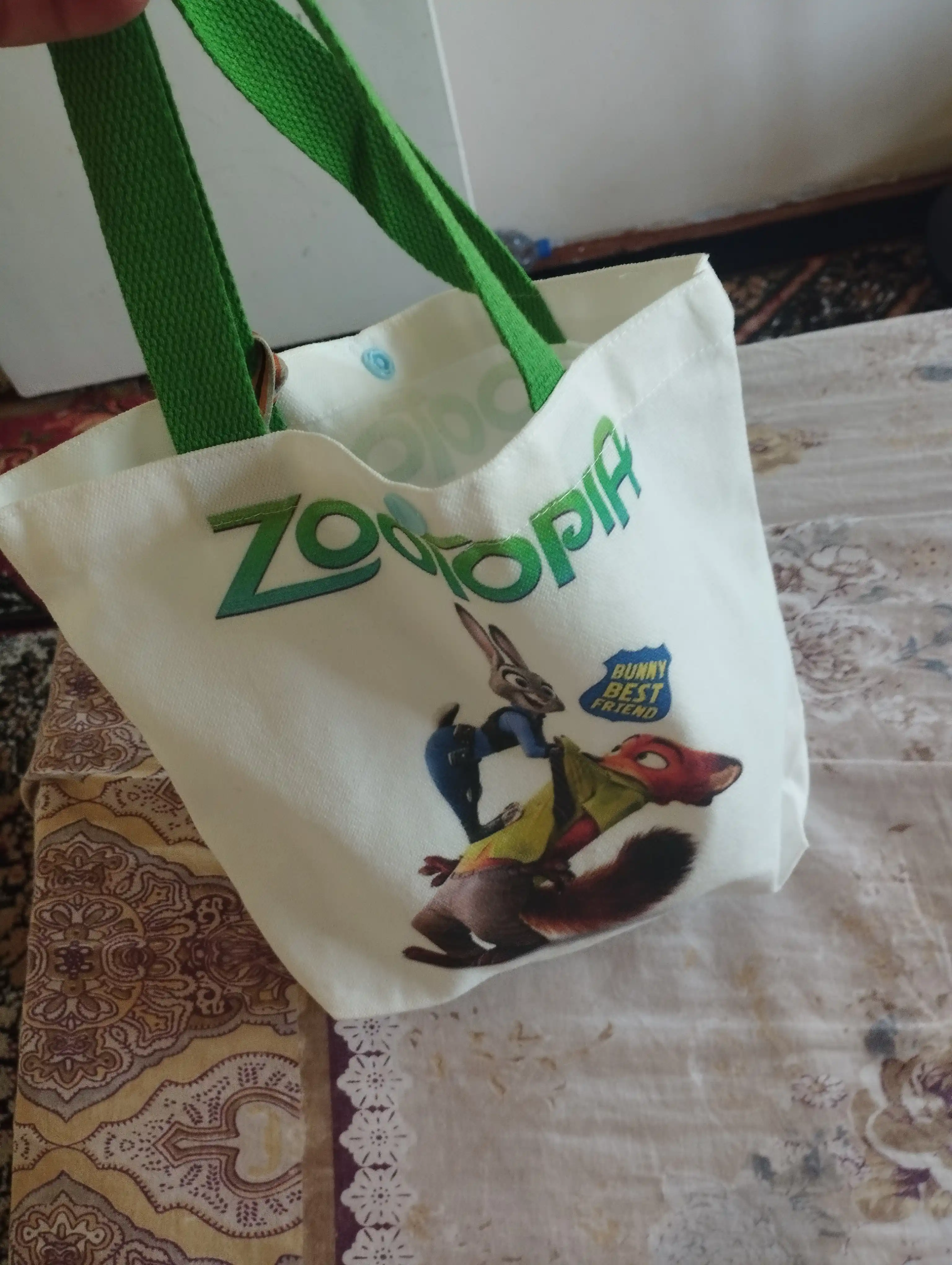 Bolalar shopper sumkasi, kundalik, yelka ustida, 27 x 21 sm