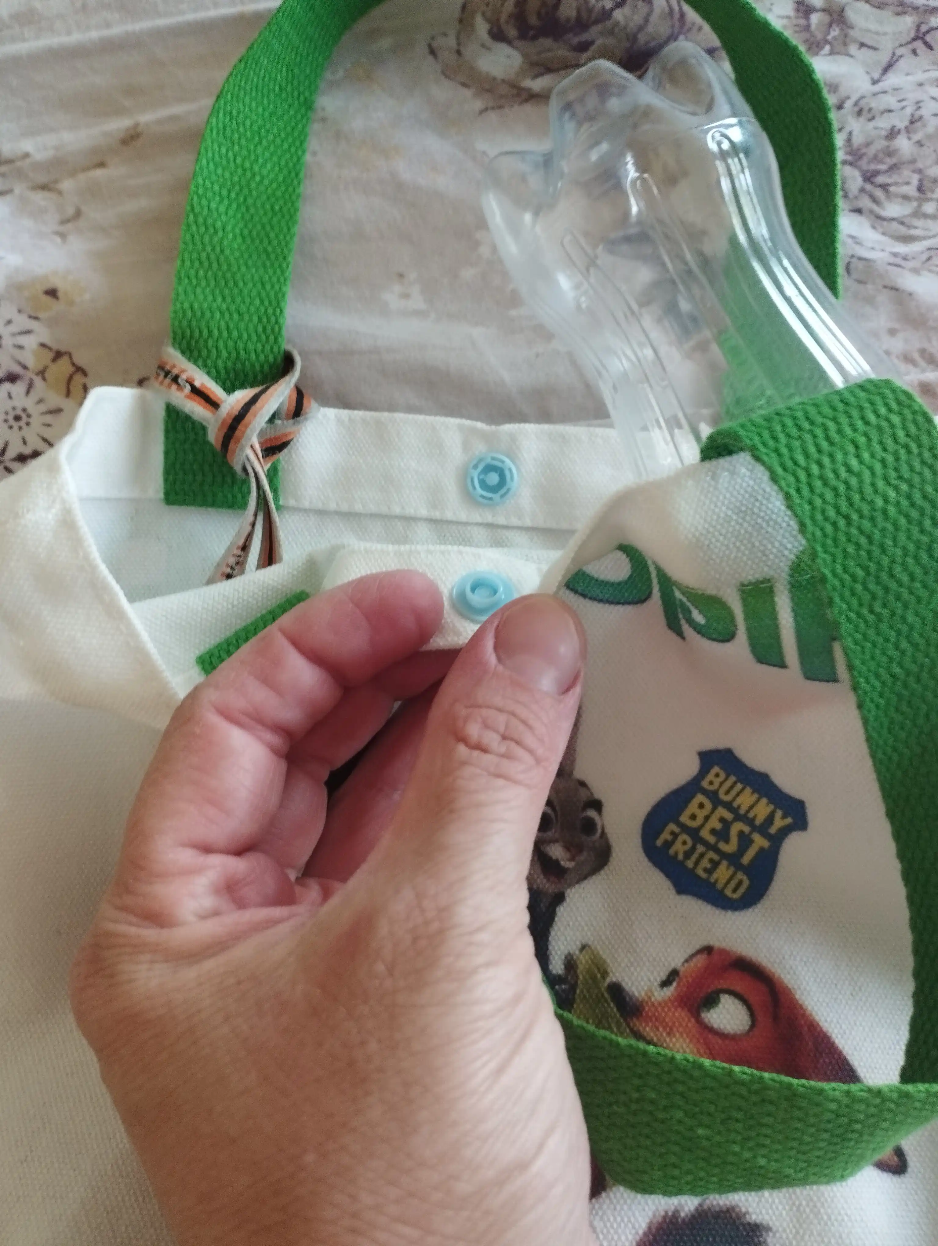 Bolalar shopper sumkasi, kundalik, yelka ustida, 27 x 21 sm