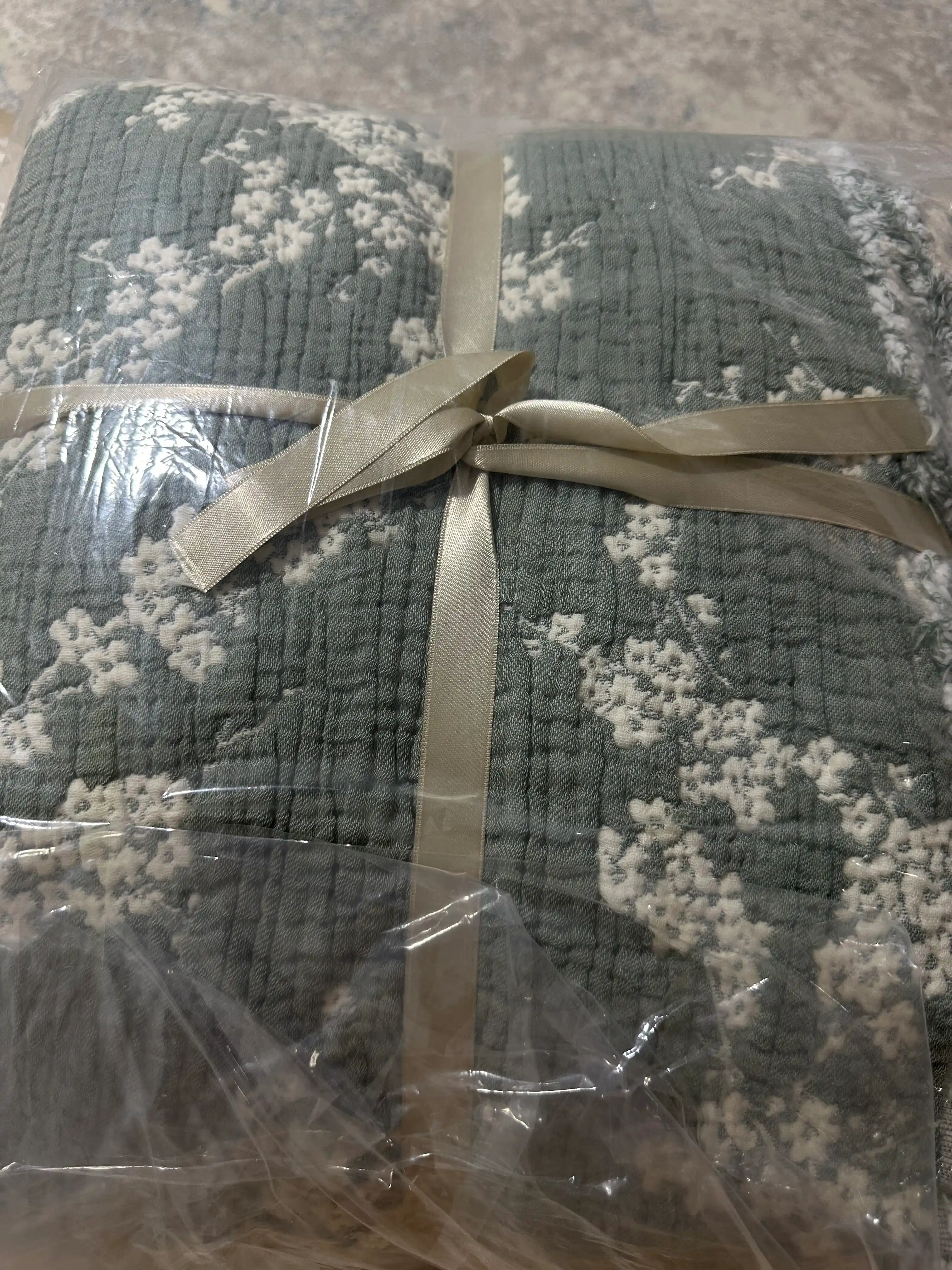 Kuzgi Muslin Pled Jakkard (100% Paxta)