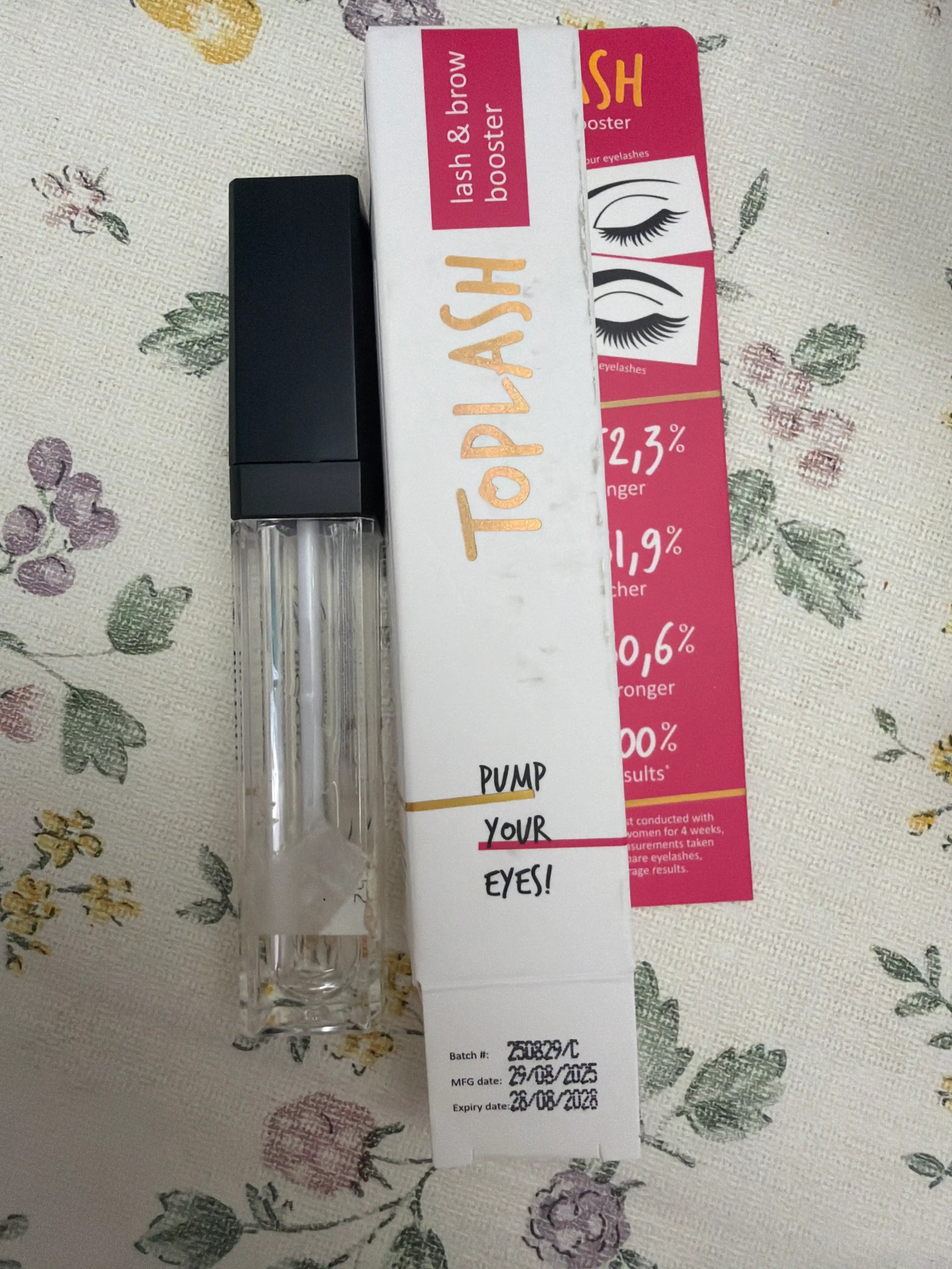 Toplash Lash & Brow Booster — сыворотка, восстановление и рост ресниц и бровей, 3 мл