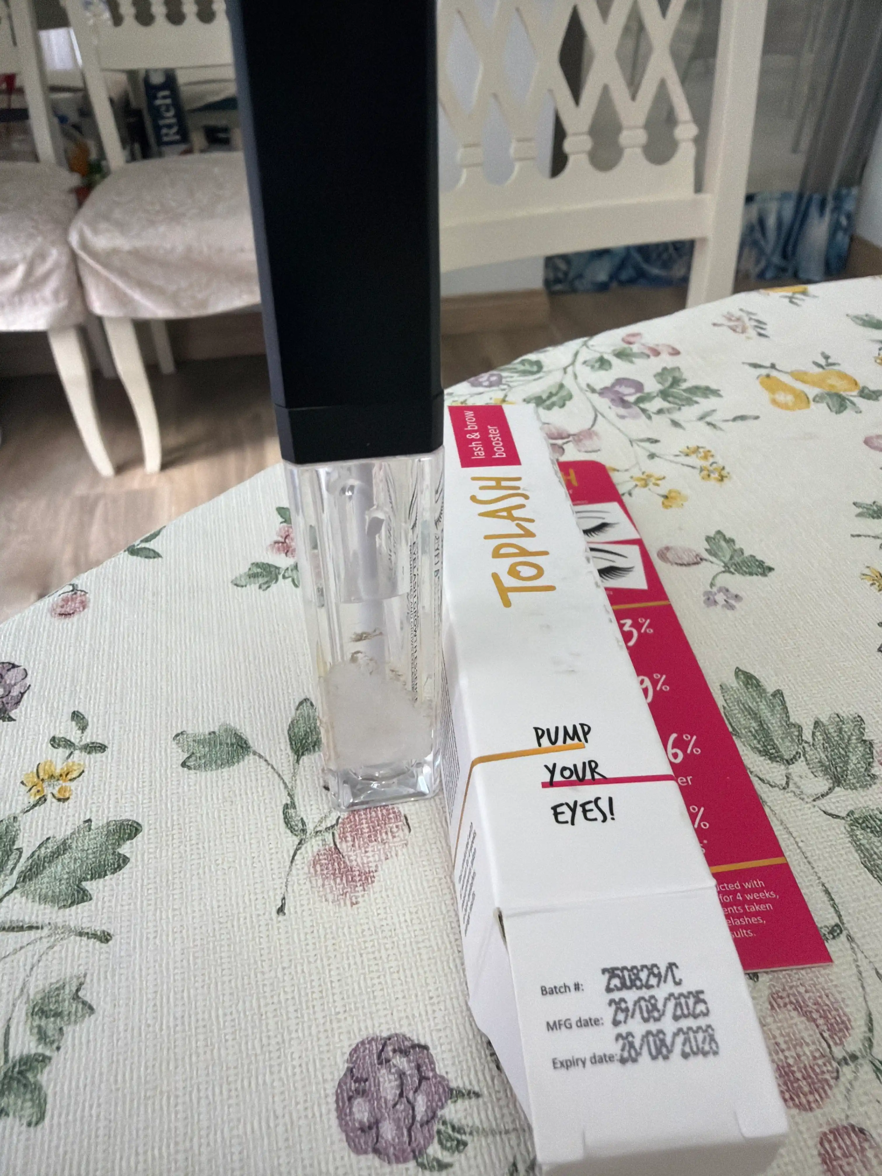 Toplash Lash & Brow Booster — сыворотка, восстановление и рост ресниц и бровей, 3 мл