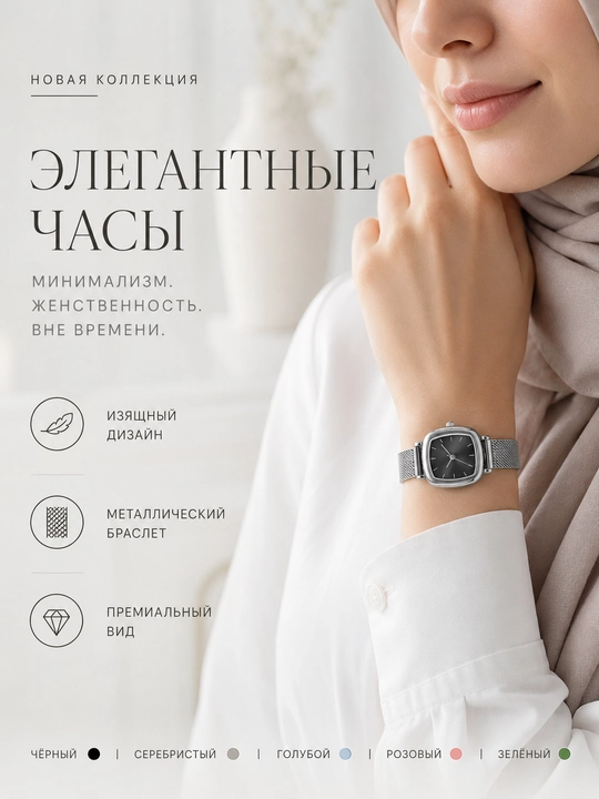 Наручные часы для женщин и девушек
