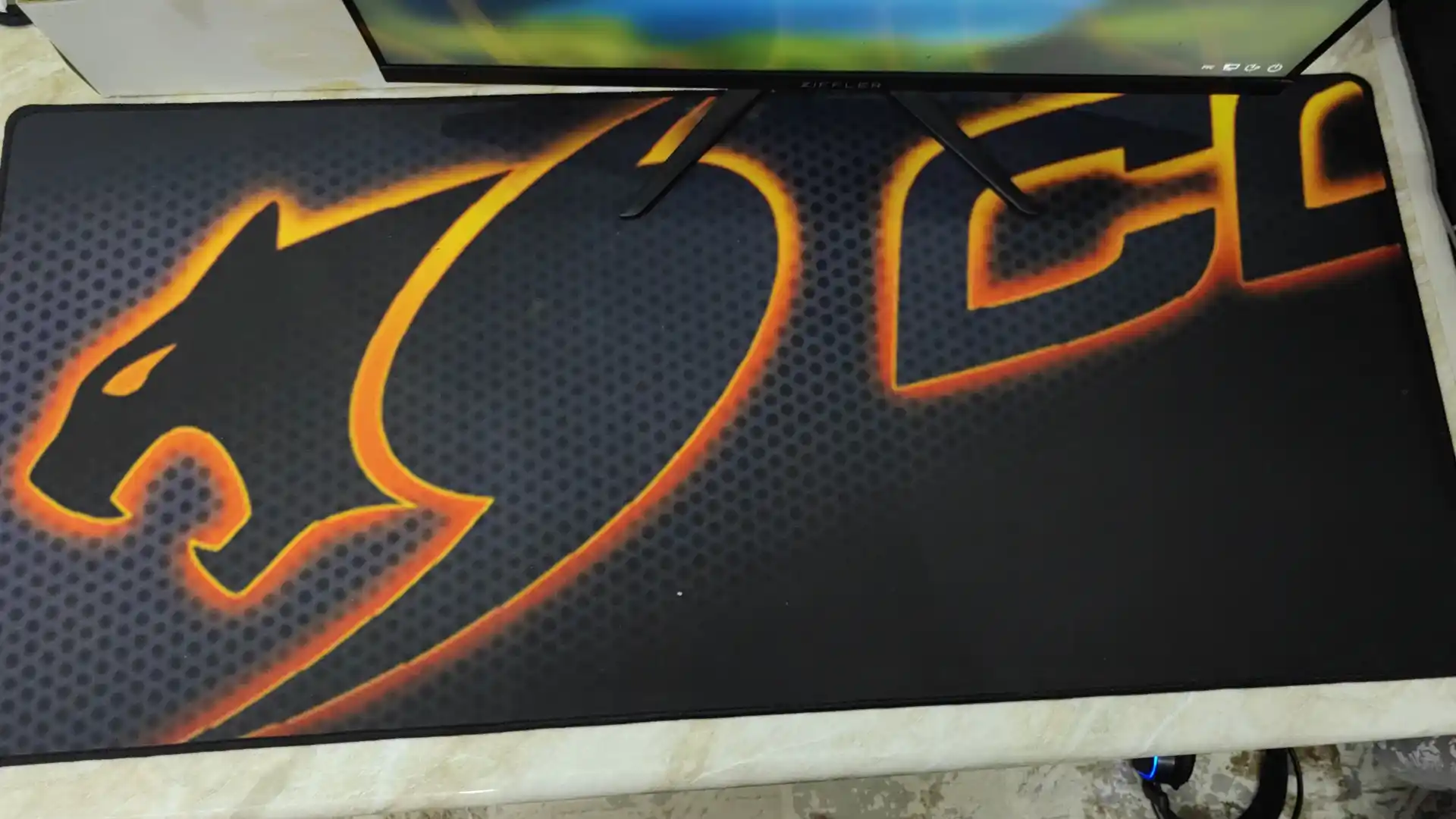 Игровой - офисный коврик для мыши, большой mouse pad, размер 90 × 40 × 3