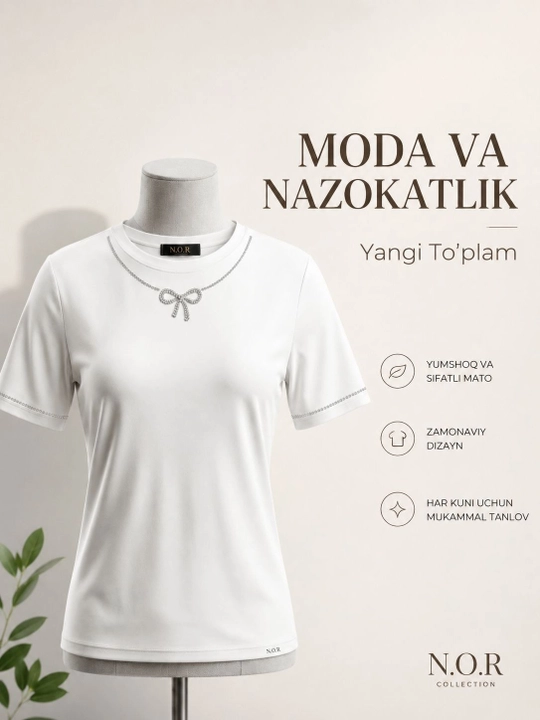 Qizlar uchun ajoyib futbolka - 