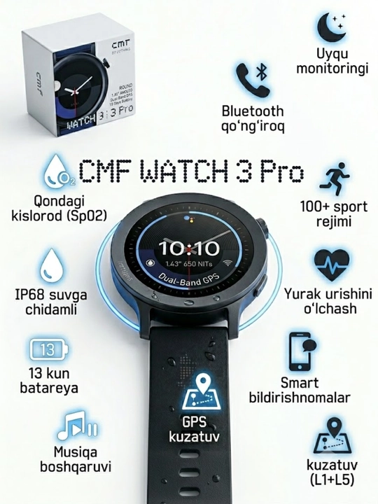 CMF by Nothing "Watch 3 Pro" - 