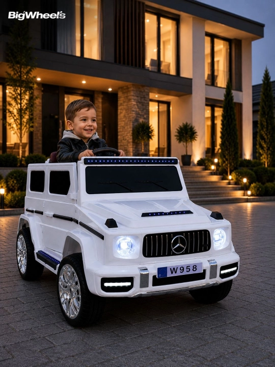 Детский электромобиль G-Class W958 12V с Bluetooth, LED и пультом управления