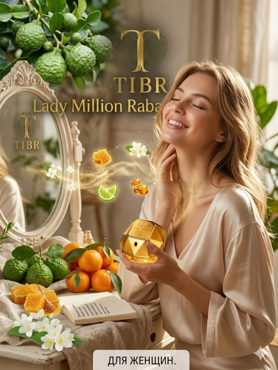 Духи для женщин Lady Million Rabanne, женский аромат, подходящий для любого времени года