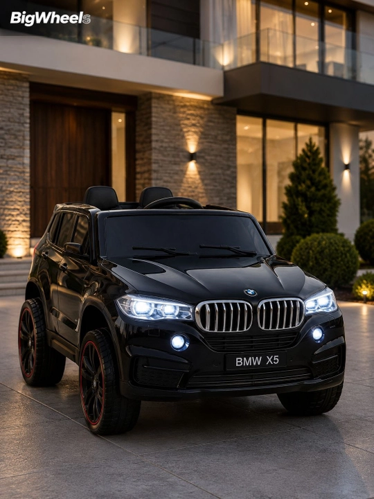 BMW X5 bolalar elektromobili 12V, masofadan boshqaruv pulti, LED va musiqa bilan - 