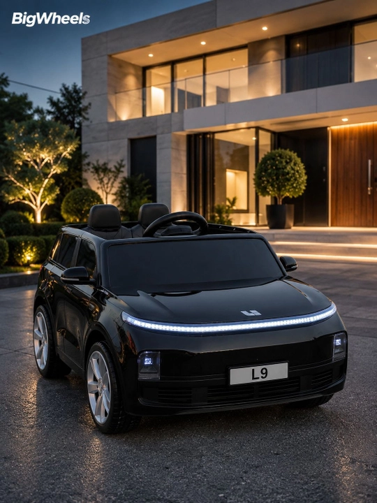 Детский электромобиль Li Auto L9 12V с Bluetooth, LED-подсветкой и пультом 2.4G - 