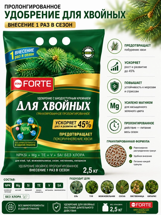 Bona Forte Удобрение для хвойных растений - 