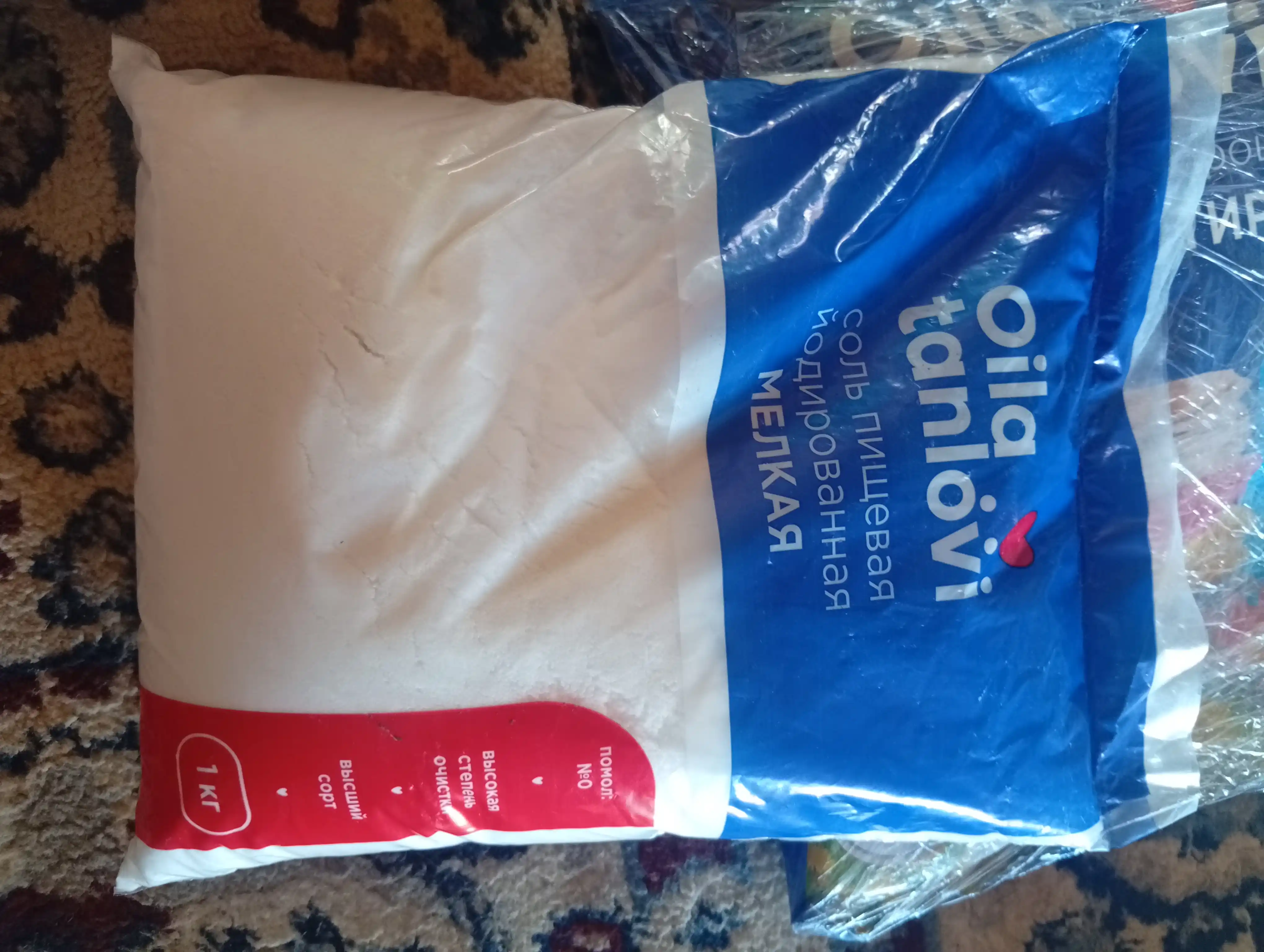 Osh tuzi Oila tanlovi, maydalangan 1 kg