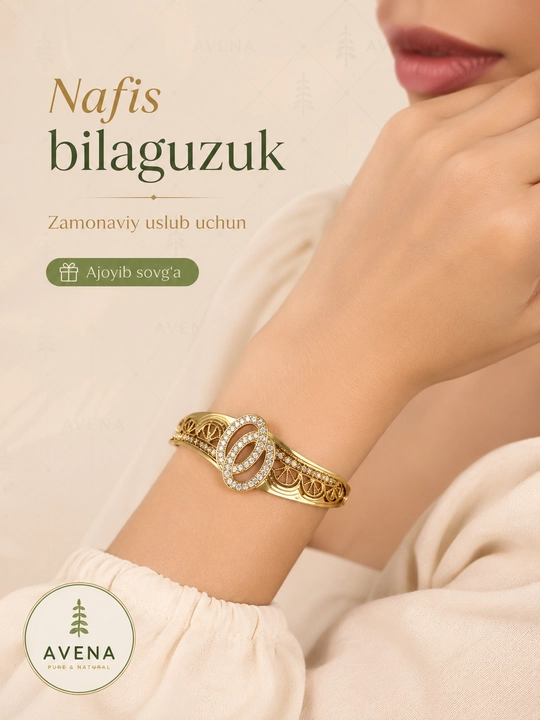 Oltin rangli keng bilaguzuk