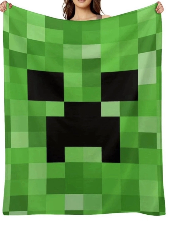 Флисовый плед Minecraft / K-Pop Demon Hunters 150x200 см