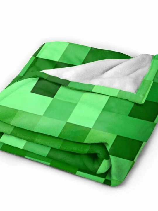 Флисовый плед Minecraft / K-Pop Demon Hunters 150x200 см