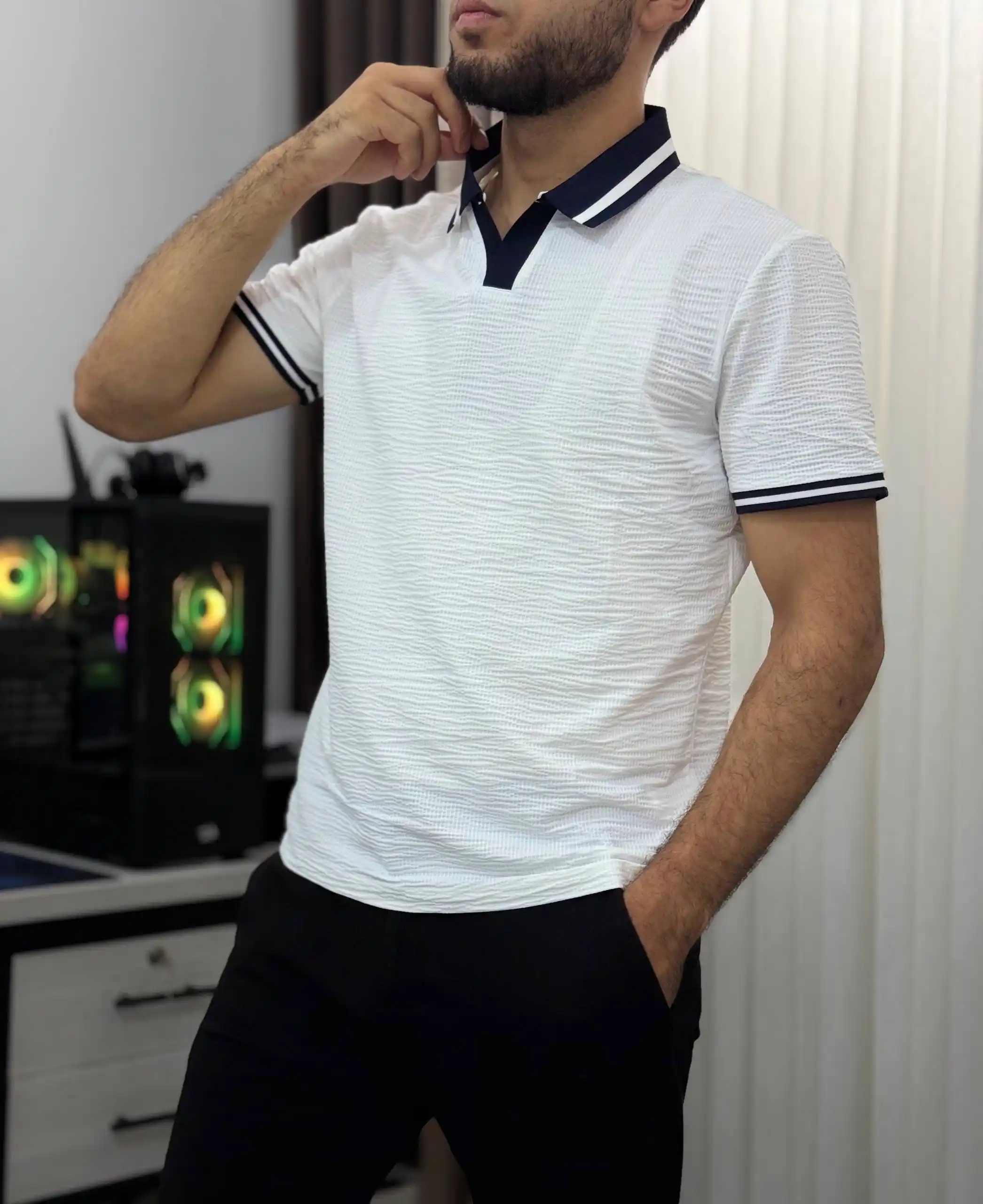 Futbolkalar erkaklar uchun, erkaklar fudbolkasi, polo futbolka, paxta, yozgi, yoqali