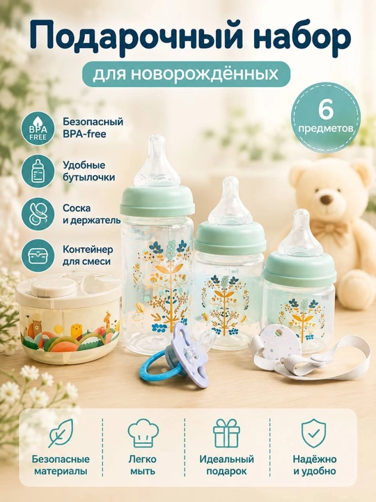 Набор детских  бутылочек 