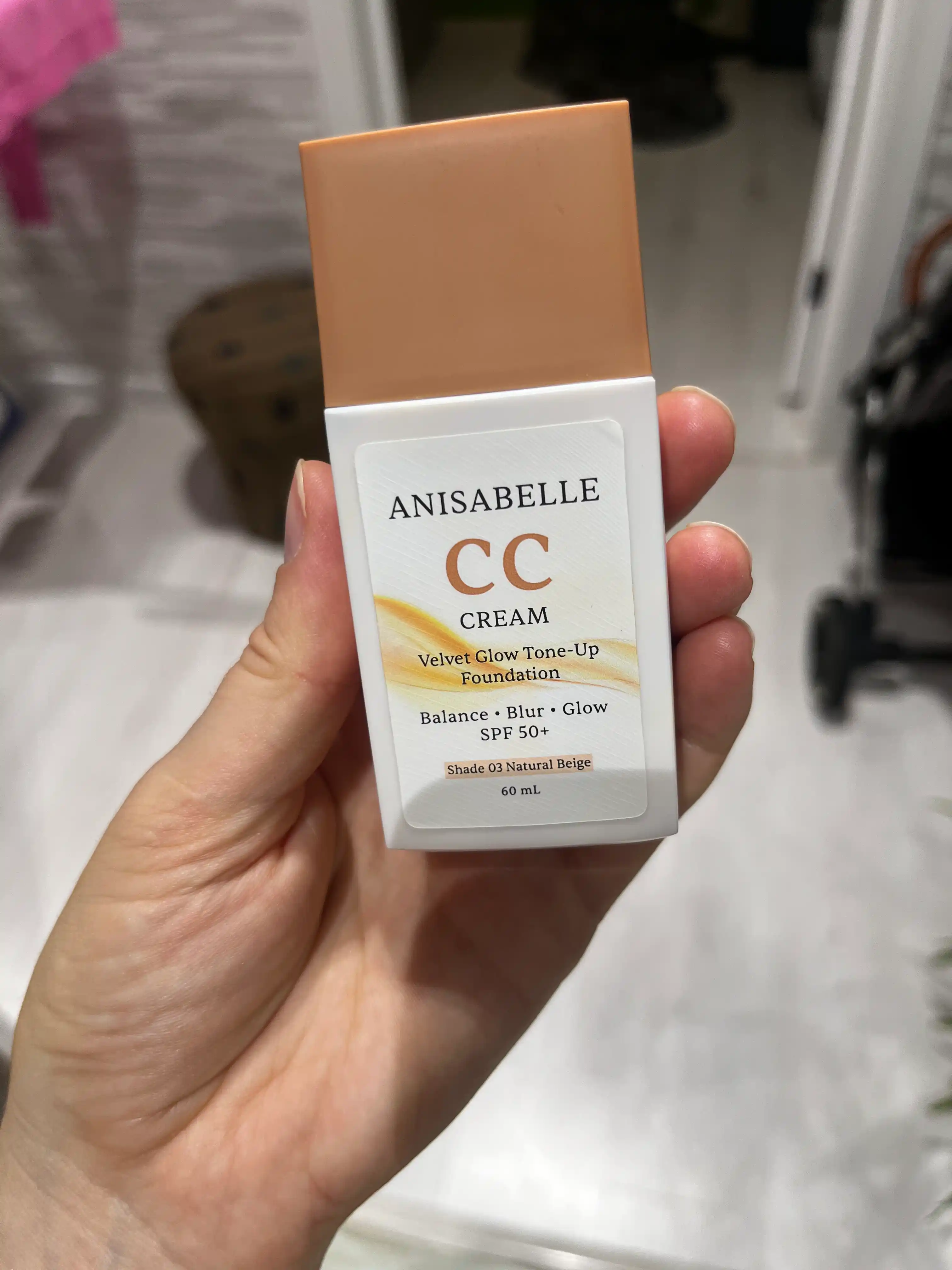 CC крем ANISABELLE SPF 50+, тональный, для лица, сияющий финиш, 60 мл