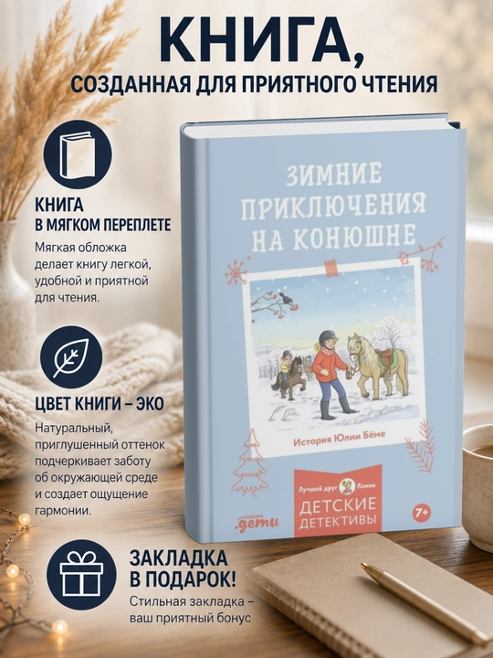 Юлия  Бёме. Зимние приключения на конюшне - 