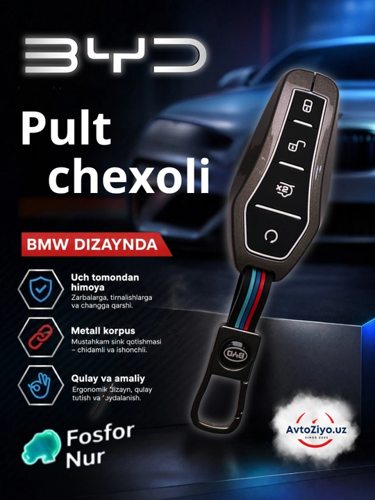 Avtomobil pulti uchun chexol, temir xromlangan g‘ilof, barcha moshinalar uchun - 
